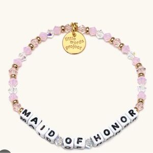 Little Words Project Maid of Honor bracelets